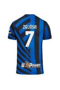 Inter Milan Piotr Zielinski #7 Jalkapallovaatteet Kotipaita 2024-25 Lyhythihainen